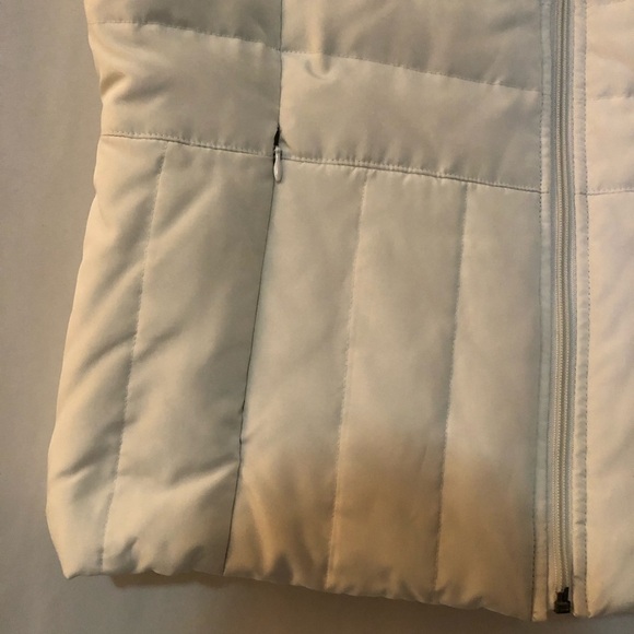 KENNETH COLE REACTION White Down/Feathers Quilted Puffer Vest Size L - Picture 6 of 7